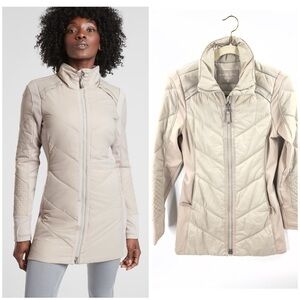Athleta Rock Ridge Primaloft Jacket Womens XS Quilted Puffer Coat Gorp Soft Warm
